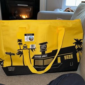 Yellow Trader Joe’s bag. New with tags.